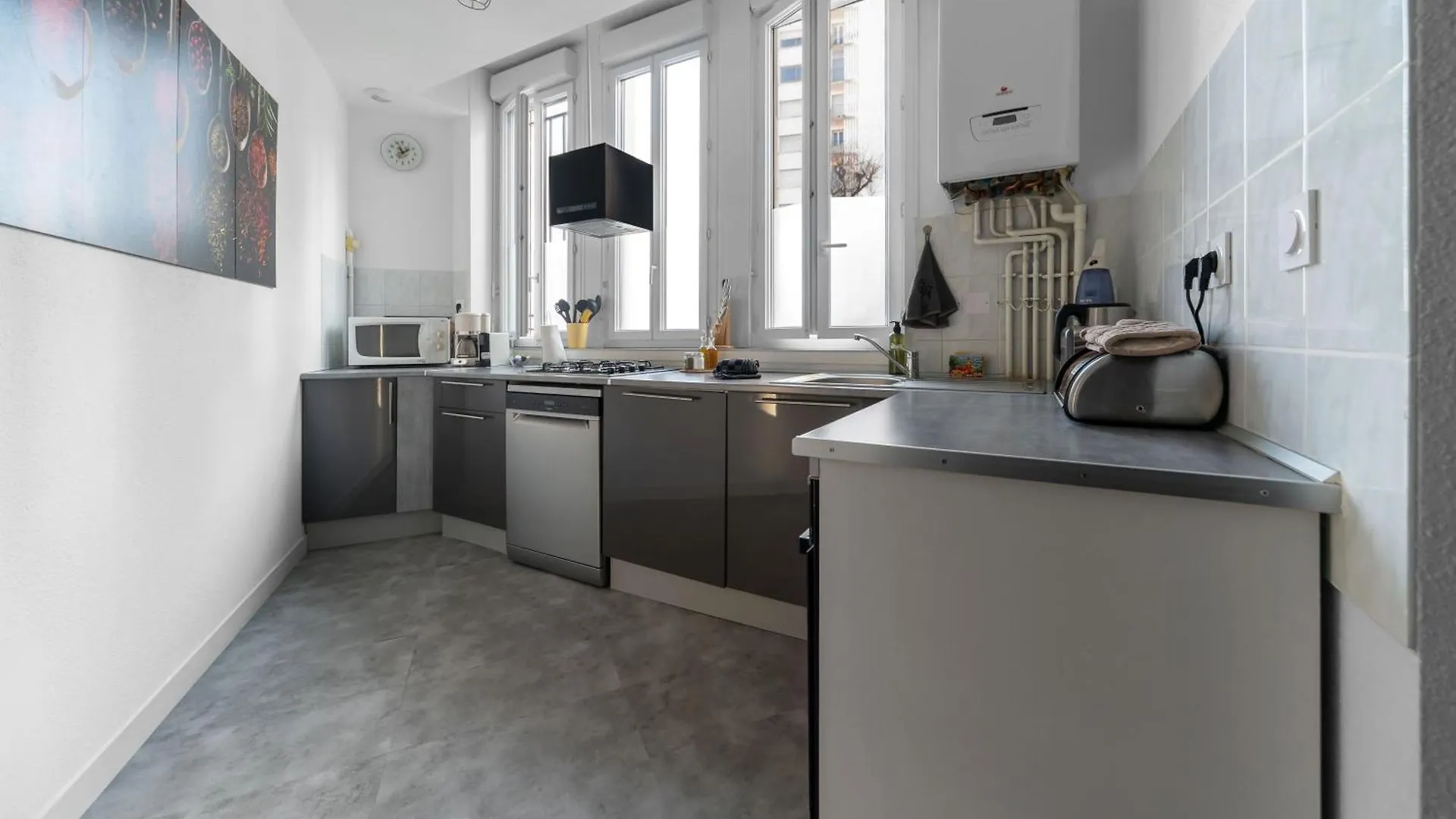 Le Bardin - Grand Appartement Design, Parking Gratuit Vichy France